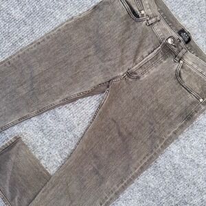 APC Petit Standard Mens Grey Wash Button Fly Straight Leg Denim Jeans Size 30X29